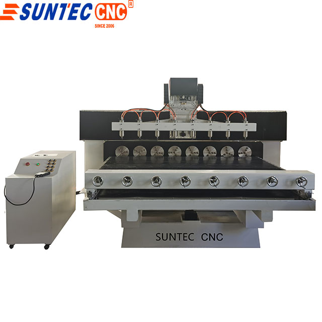 Multi 8 head  head  4 axis 3d carving wood cnc router ST12025-8 