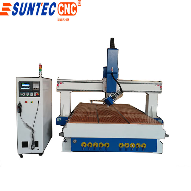 3d mold making atc 9kw hsd spindle 180 degree rotary 4 axis cnc router 