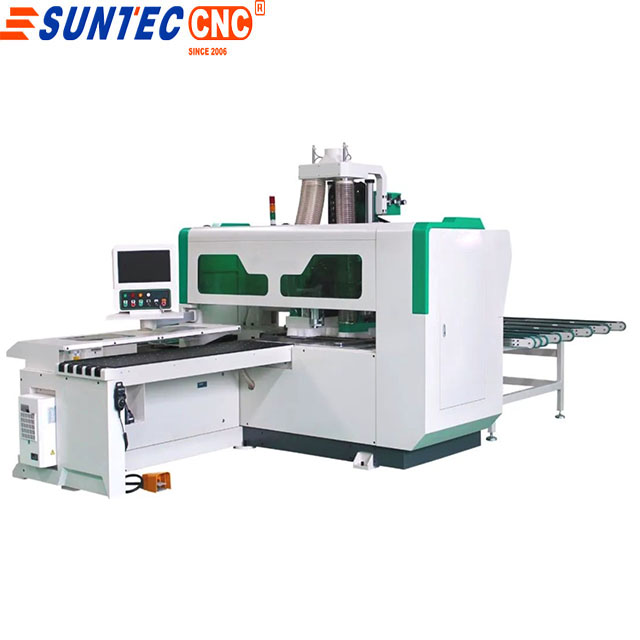 automatic wood cabinet 6 sides drilling boring center with grooving woodworking cnc machine 