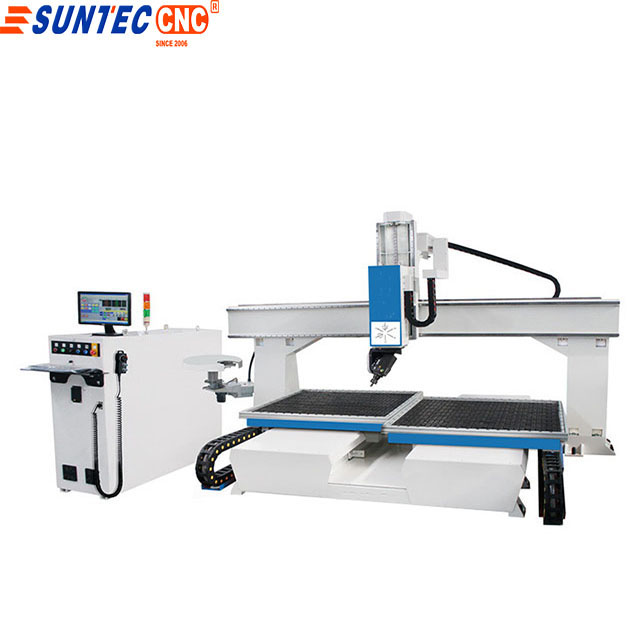 double table 5 axis cnc router 