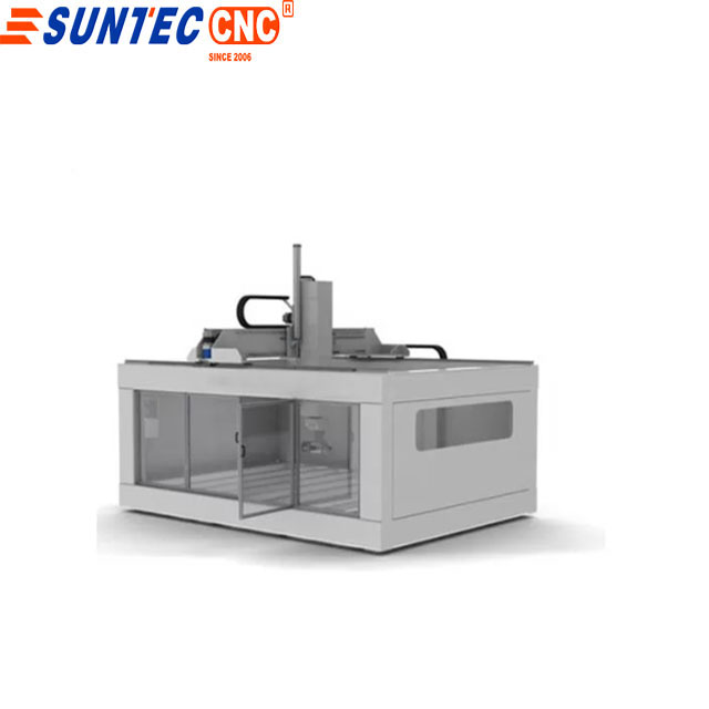 5 axis whole cover cnc router 