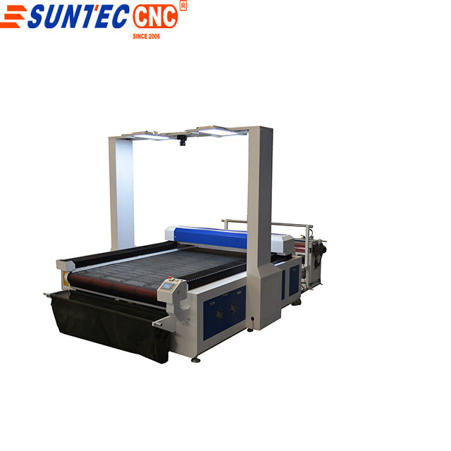 suntec ST-1820 fabric textile laser cutting machine with CCD 