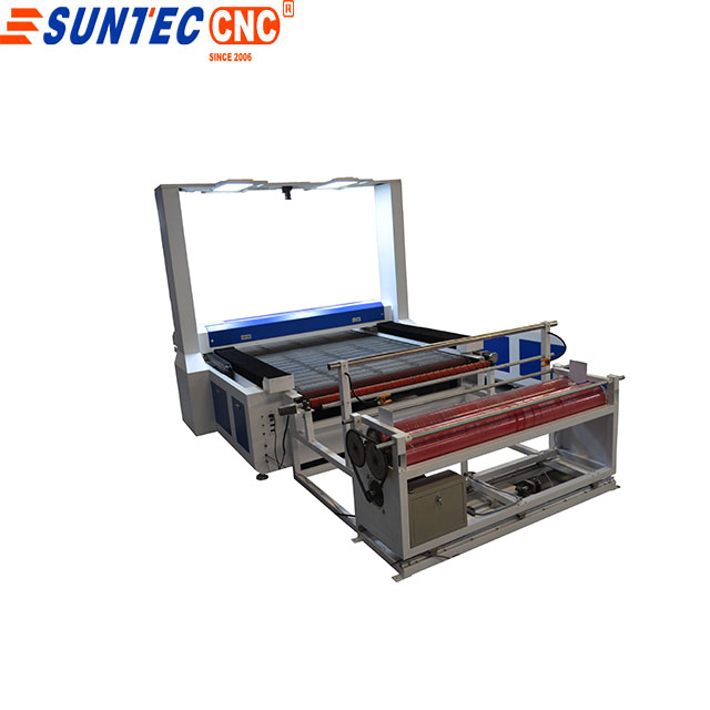 Suntec automatic loading fabric laser cutting machine 