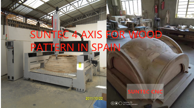 suntec 4 axis cnc router in spain workshop 