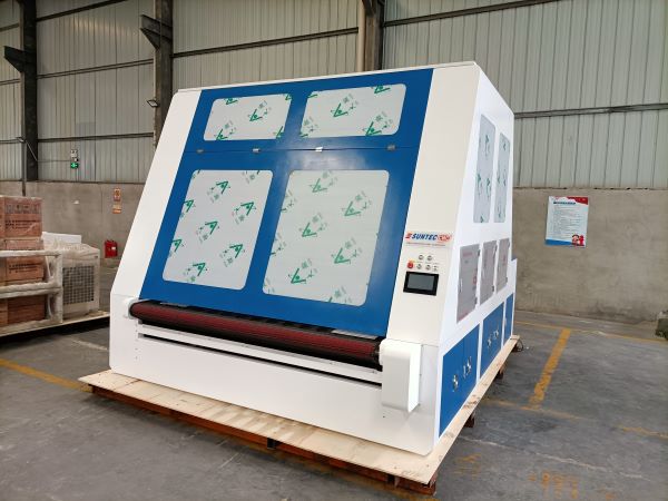 suntec fabric laser cutter with whole cover 