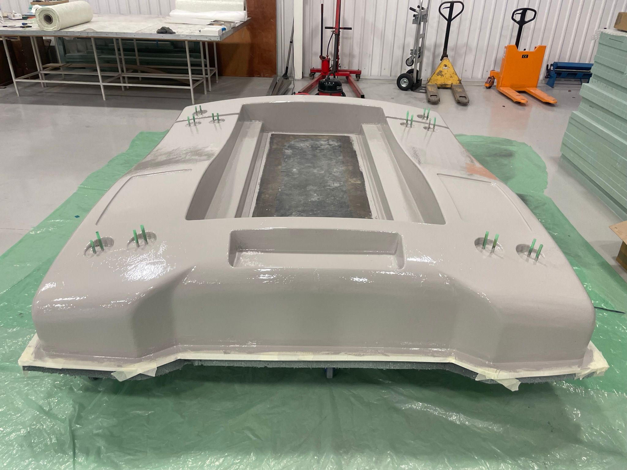 car body by st-2050 4 axis cnc 