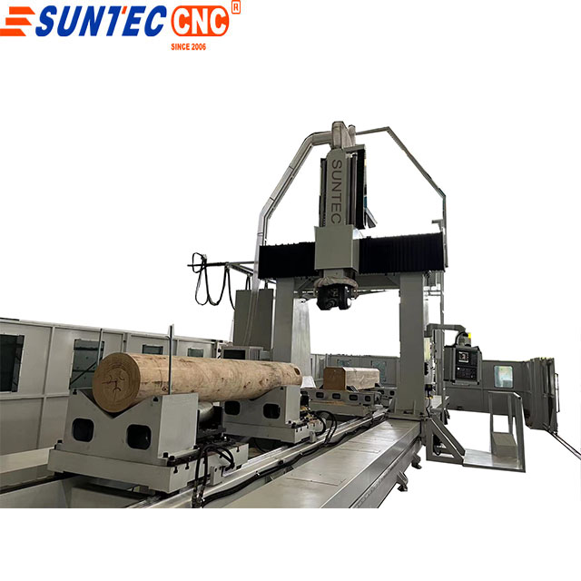 wood house suntec 5 axis cnc router 