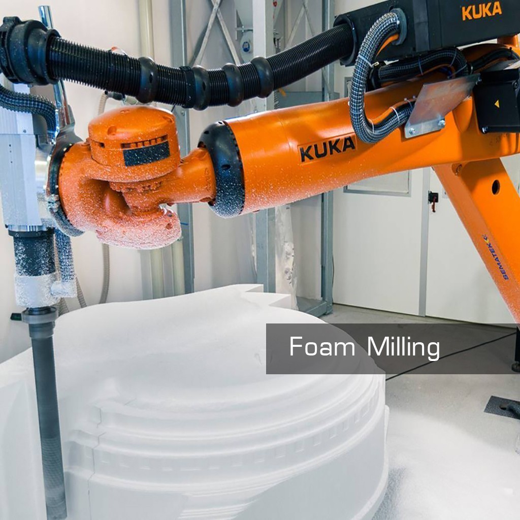 kuka robot for foam 