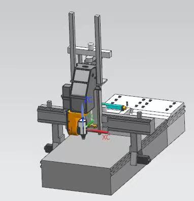 Table fixed 5 axis cnc 