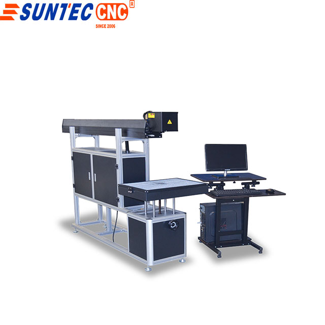 3d dynamic CO2 100 w reci laser tube laser marking machine for jeans paper marble wood non metal engr