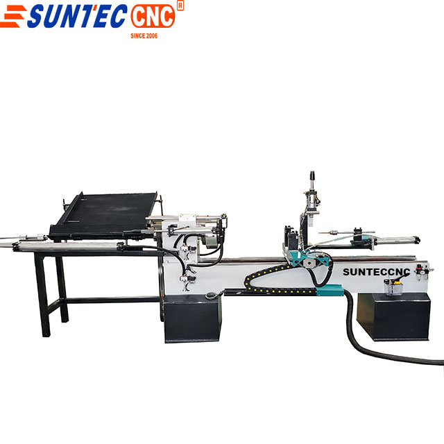 Suntec heavy cast iron mini cnc wood lathe for smal