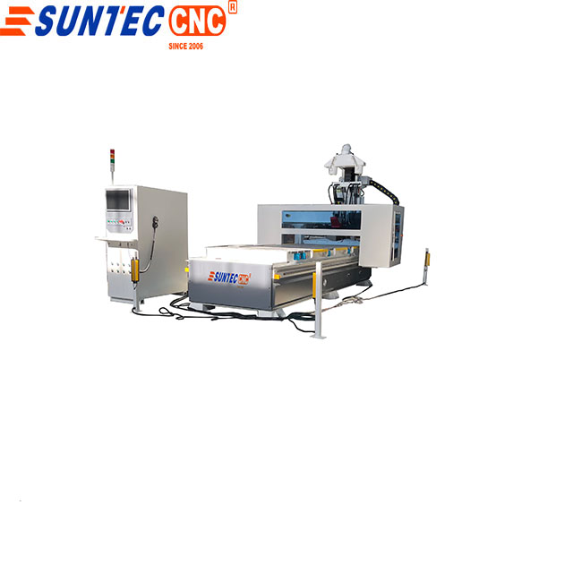 Customized CE safety barriber atc cnc router center with boring head ST-2132 st-1352