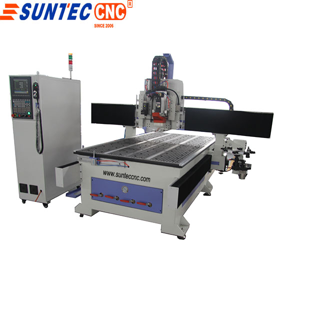 Customized atc cnc router for wood furniture with oscillating knife tools ST-1325 