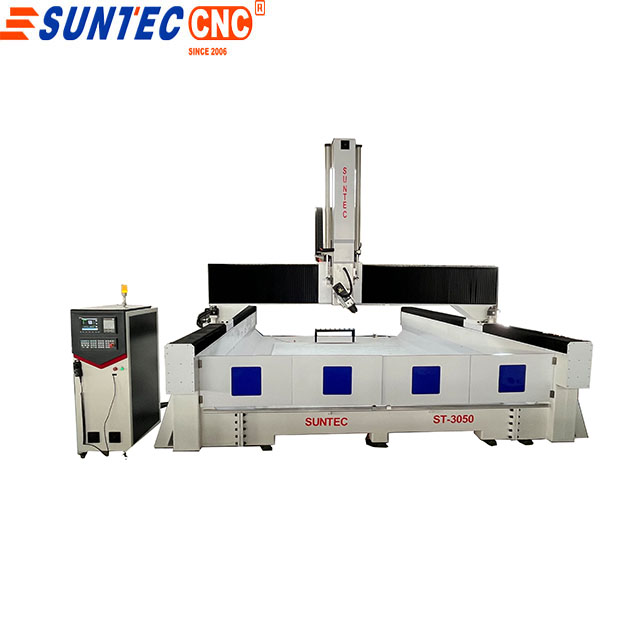 How to operate SUNTEC ST-3050 4 axis 3d mold wood pattern cnc router