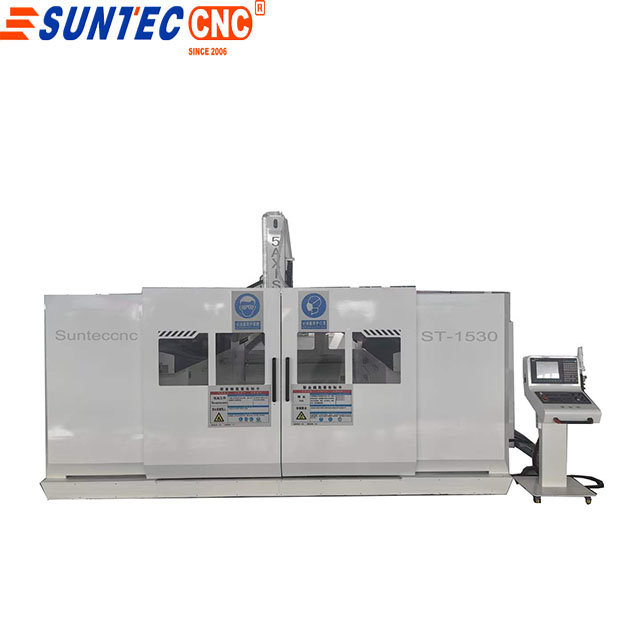 Suntec new design whole cover 5 axis cnc router center for carbonmaterial ST-1530