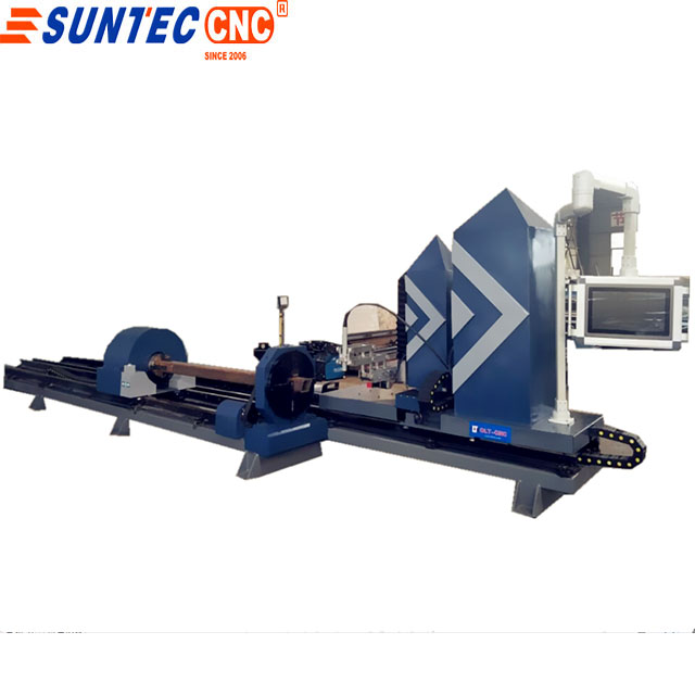 8 axis saddle mouse pipe tube round H beam round square pipe plasma cutting cutter machine